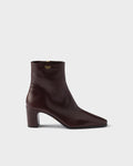 Leather booties