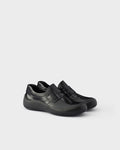 Brushed leather loafers