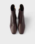 Leather booties