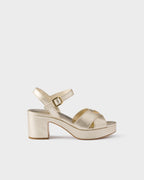 Nappa leather platform sandals RUNWAY DELUXE