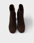Suede booties