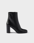 Leather booties