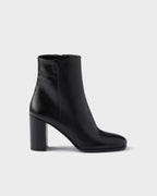 Leather booties