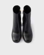 Leather booties