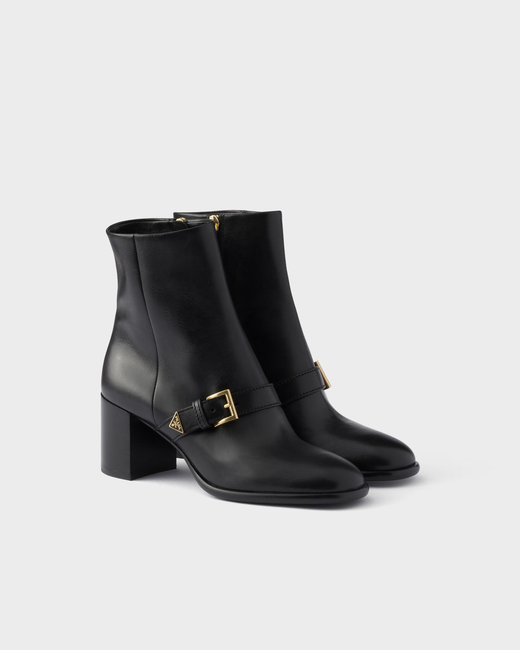 Leather booties