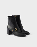 Leather booties