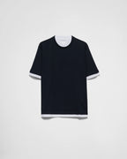Cotton T-shirt ColorNavy RUNWAY DELUXE