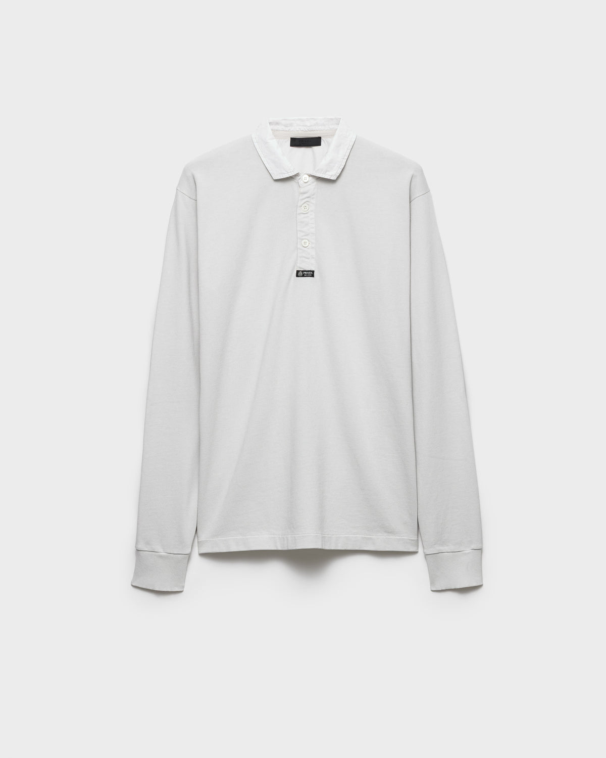 Long-sleeved cotton polo shirt ColorIce RUNWAY DELUXE