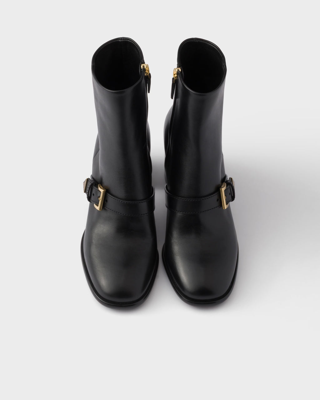 Leather booties