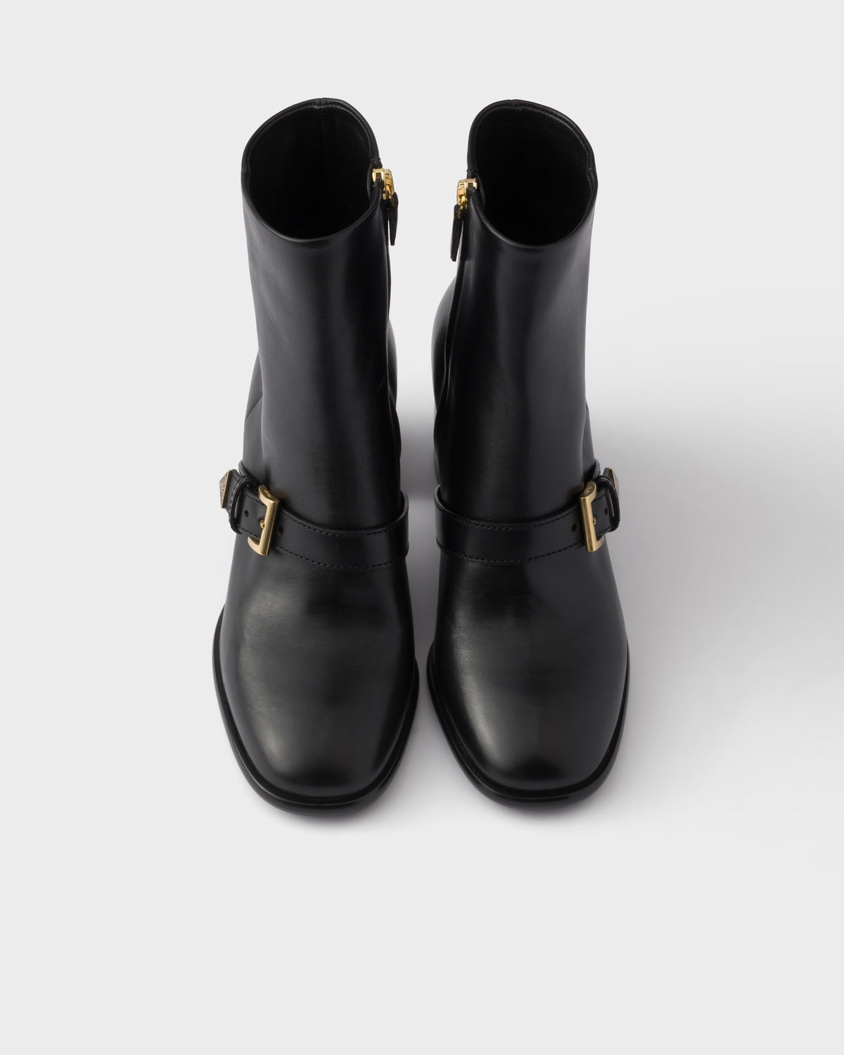 Leather booties