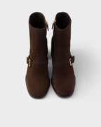 Suede booties