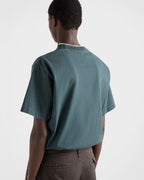Cotton T-shirt ColorDark Teal RUNWAY DELUXE