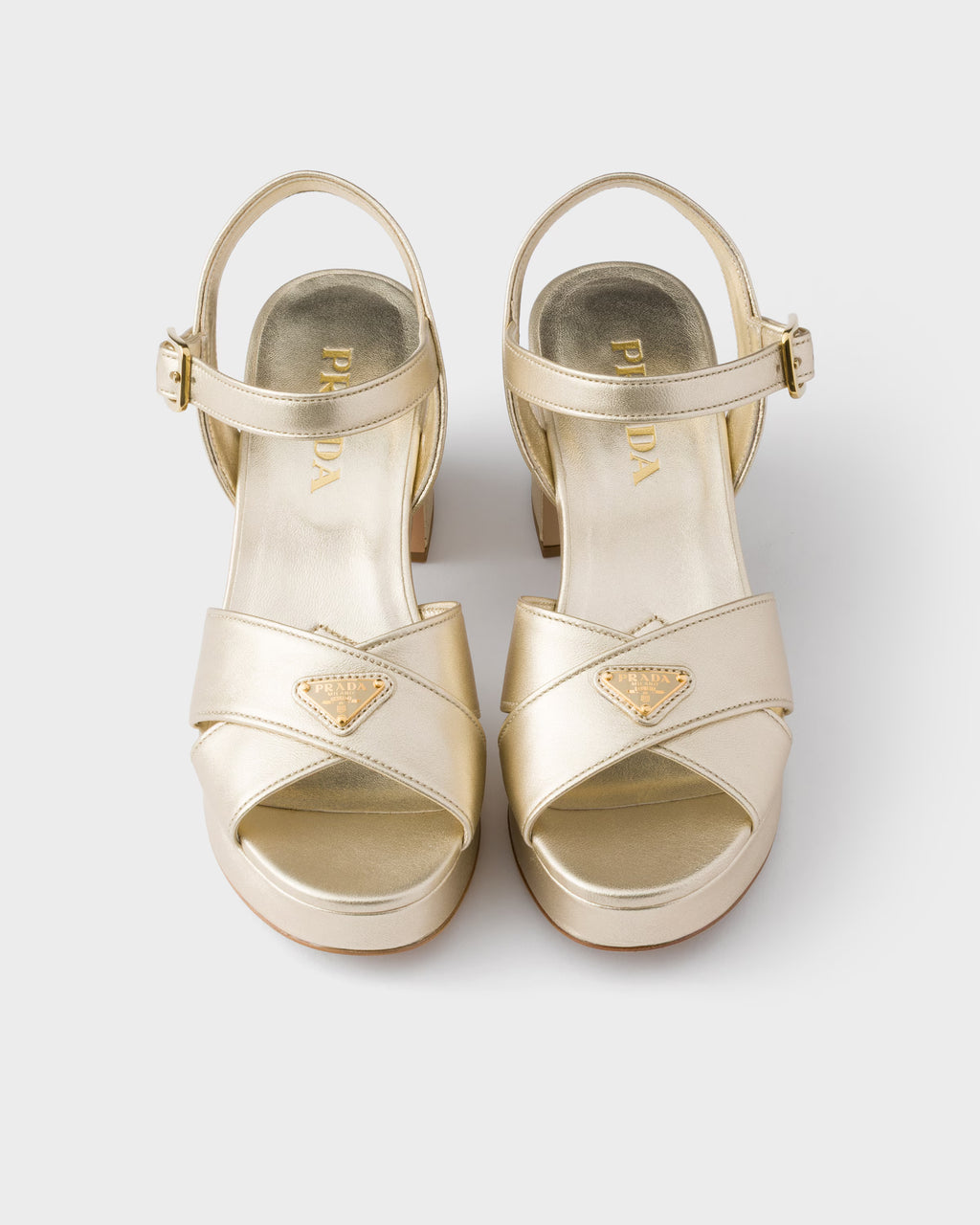 Nappa leather platform sandals RUNWAY DELUXE