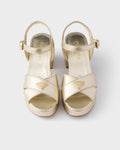 Nappa leather platform sandals RUNWAY DELUXE
