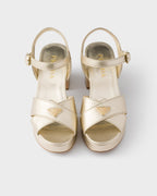 Nappa leather platform sandals RUNWAY DELUXE