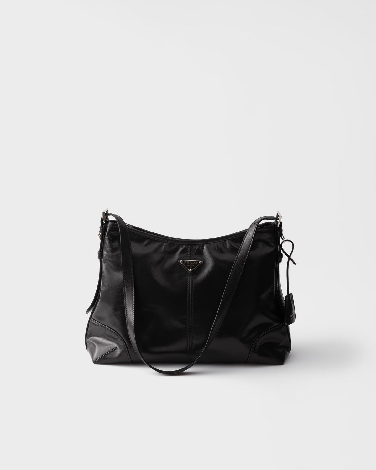 Prada Aimèe large leather shoulder bag RUNWAY DELUXE