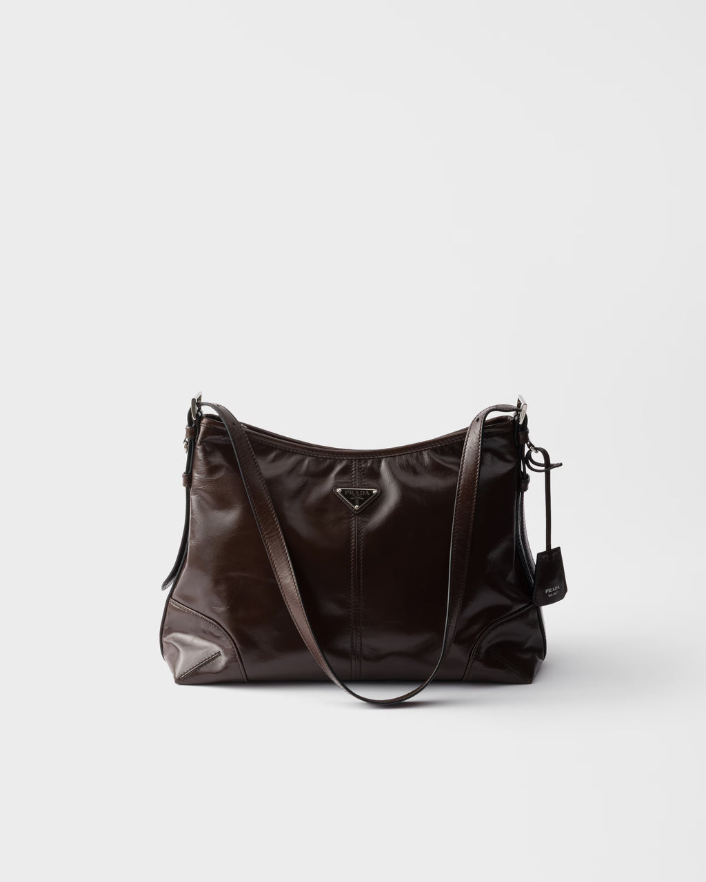 Prada Aimèe large leather shoulder bag RUNWAY DELUXE