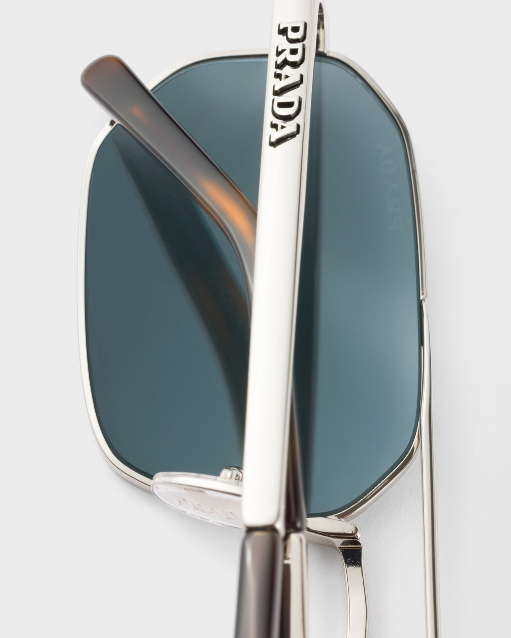 Sunglasses with Prada logo ColorDark Chrome Lenses RUNWAY DELUXE
