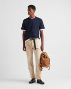 Cotton T-shirt ColorNavy RUNWAY DELUXE