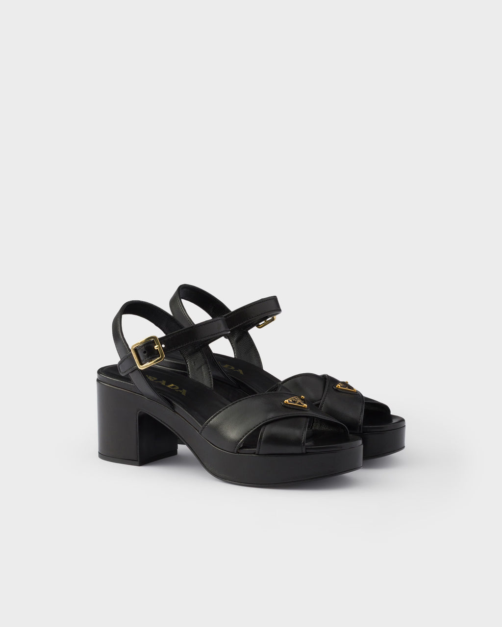 Nappa leather platform sandals RUNWAY DELUXE