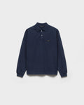 Long-sleeved cotton polo shirt RUNWAY DELUXE
