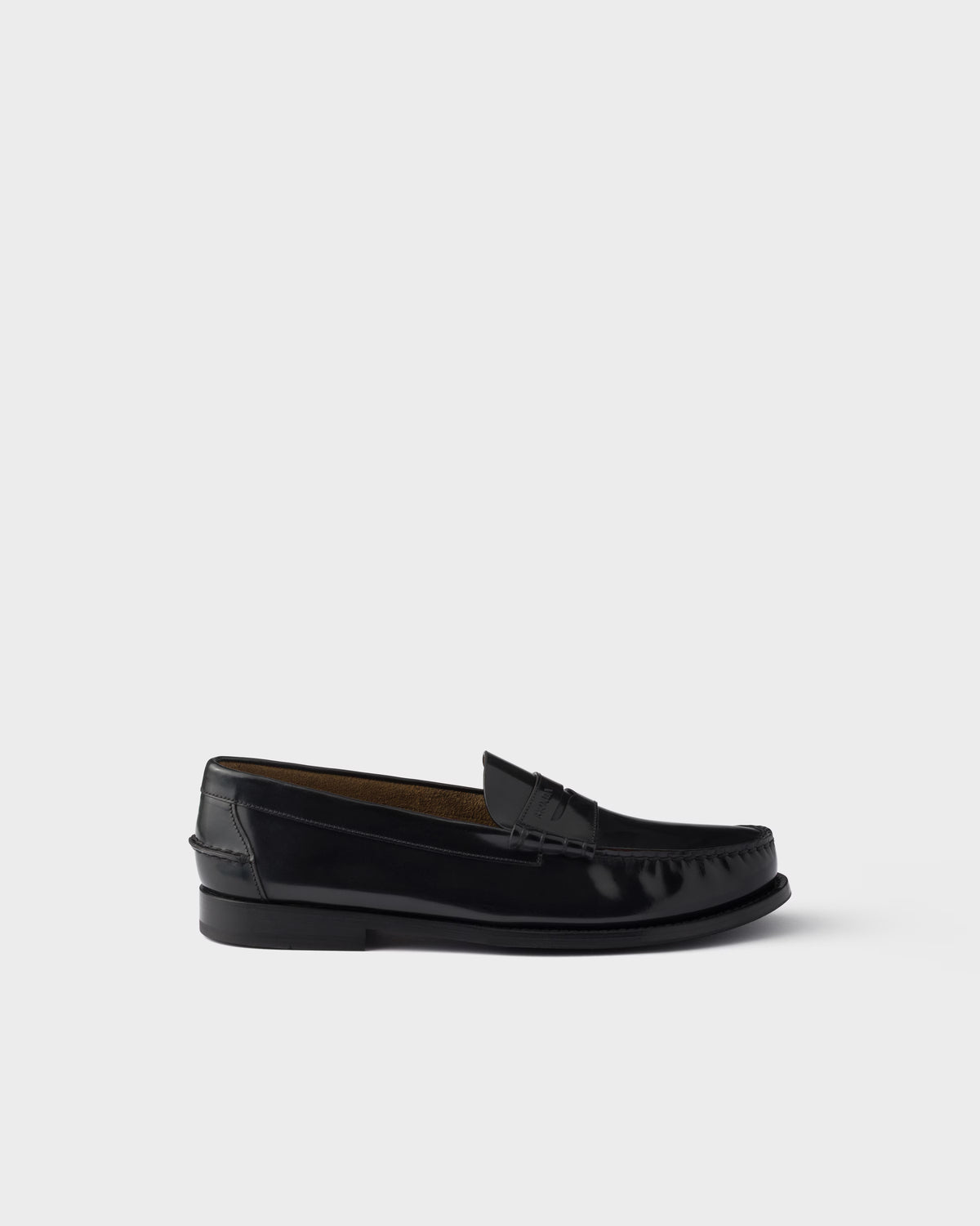 Brushed leather loafers ColorBlack RUNWAY DELUXE