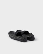 Shuffle antiqued leather loafers