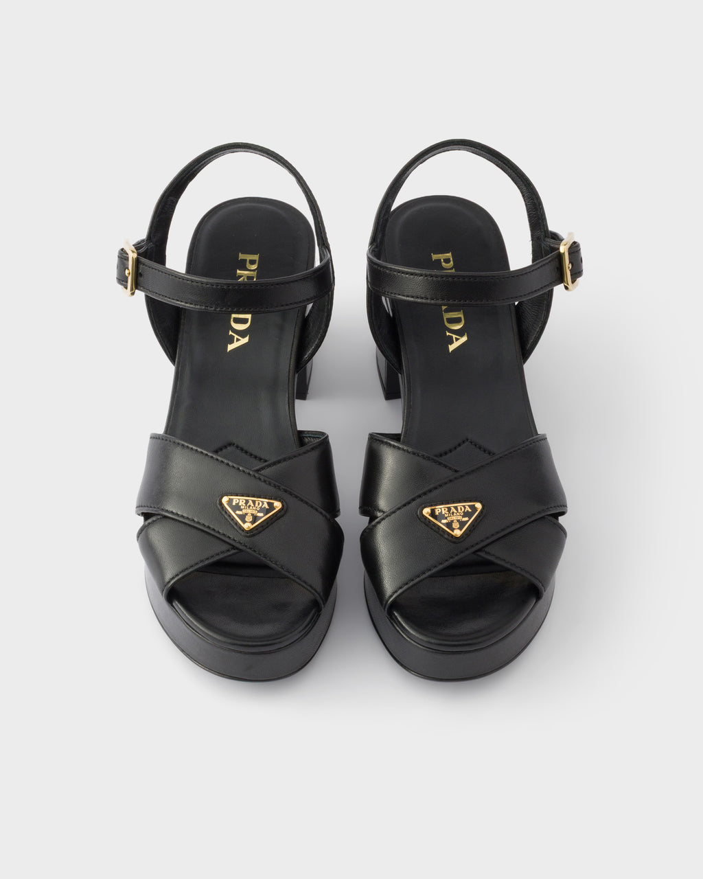 Nappa leather platform sandals RUNWAY DELUXE