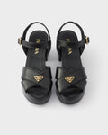 Nappa leather platform sandals RUNWAY DELUXE