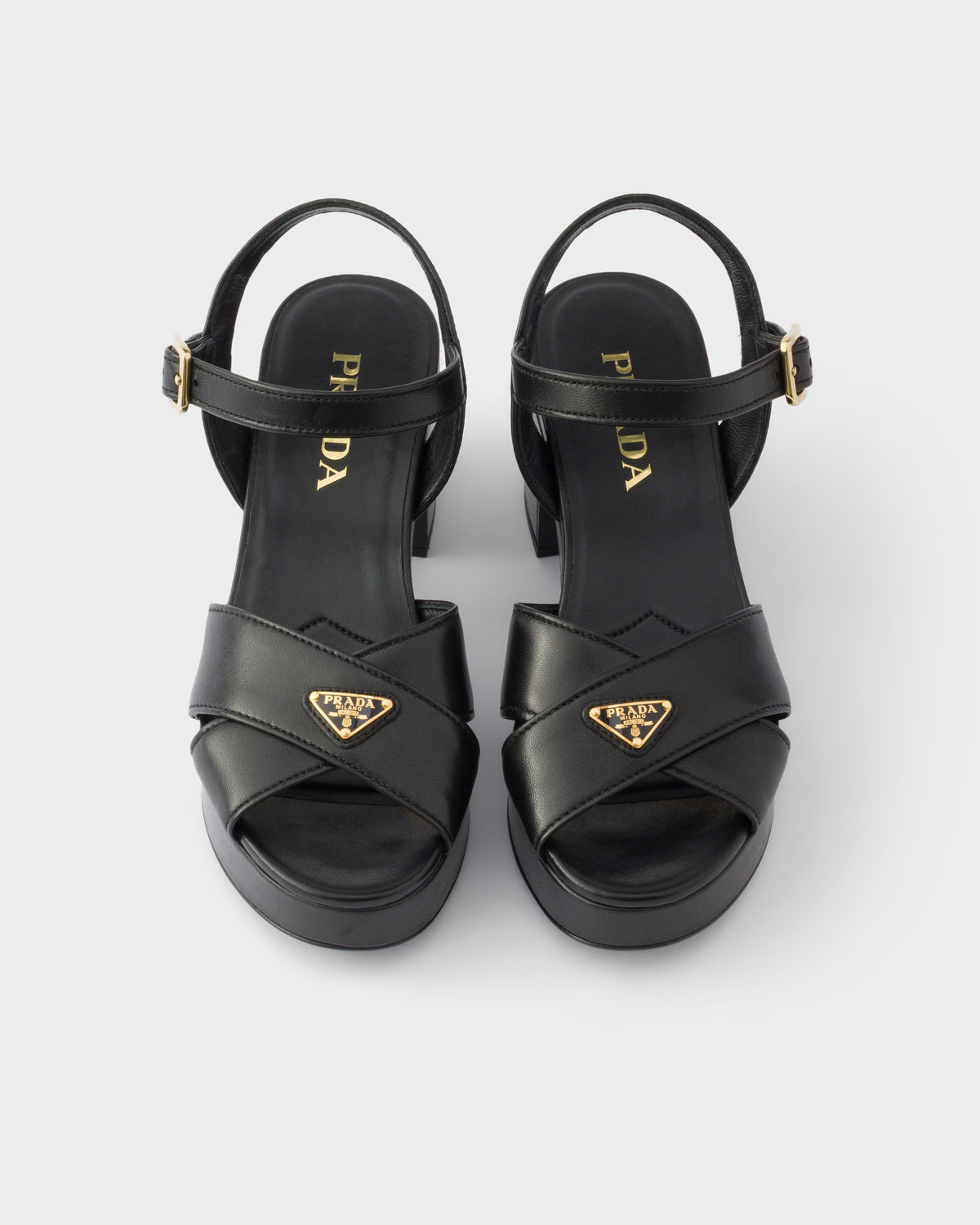 Nappa leather platform sandals RUNWAY DELUXE