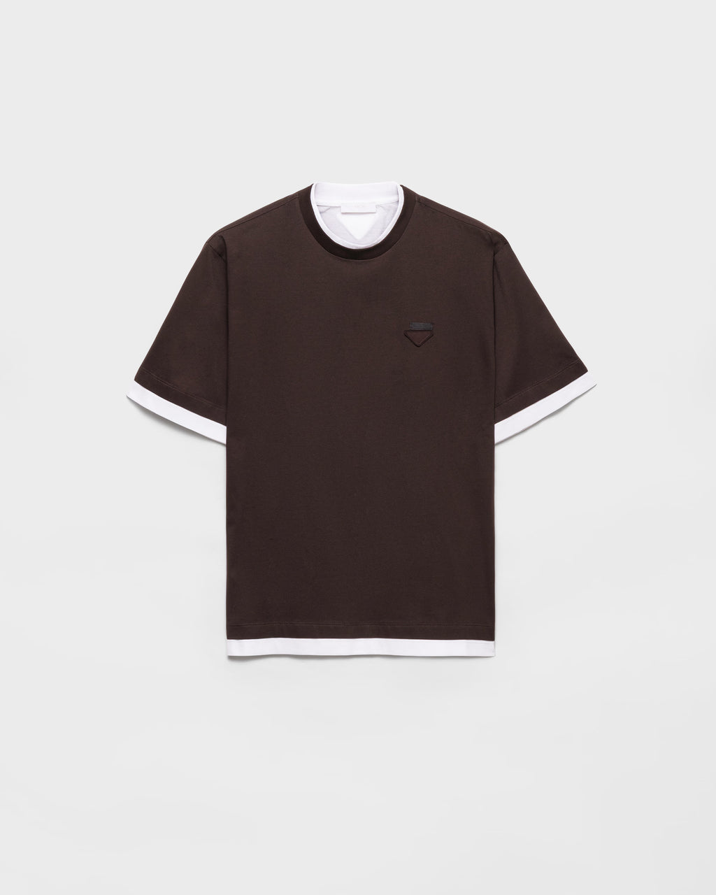Cotton T-shirt ColorEbony/White RUNWAY DELUXE