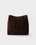 Prada Route large suede bag RUNWAY DELUXE