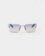 Sunglasses with the iconic metal plaque ColorShaded Iris Lenses RUNWAY DELUXE