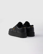 Leather laced sneakers