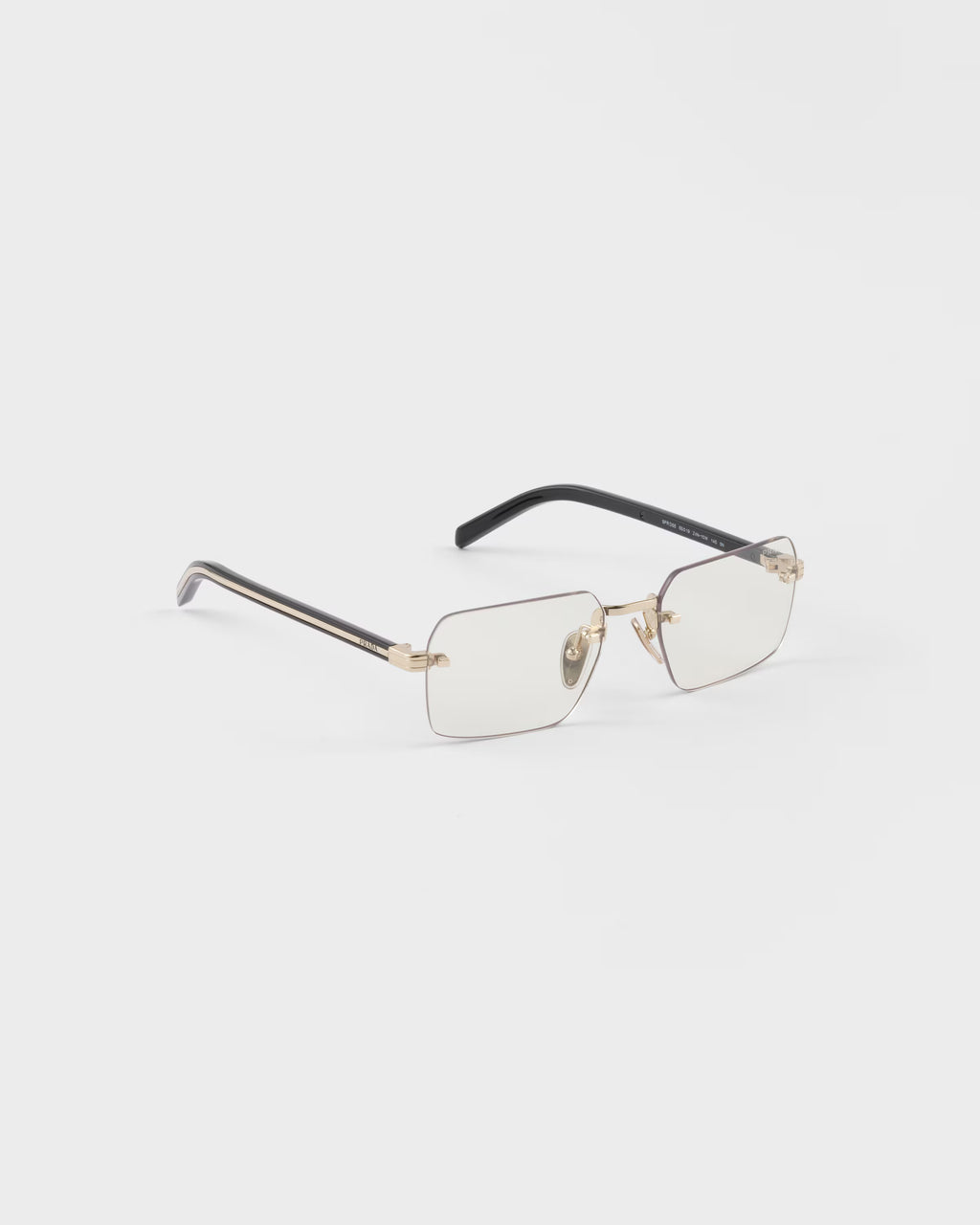 Sunglasses with the iconic metal plaque ColorBlue-ray Transparent Lenses RUNWAY DELUXE