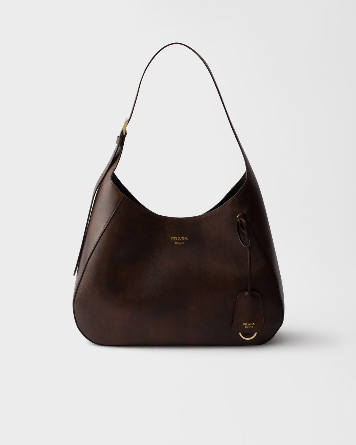 Prada Boogie large leather bag RUNWAY DELUXE