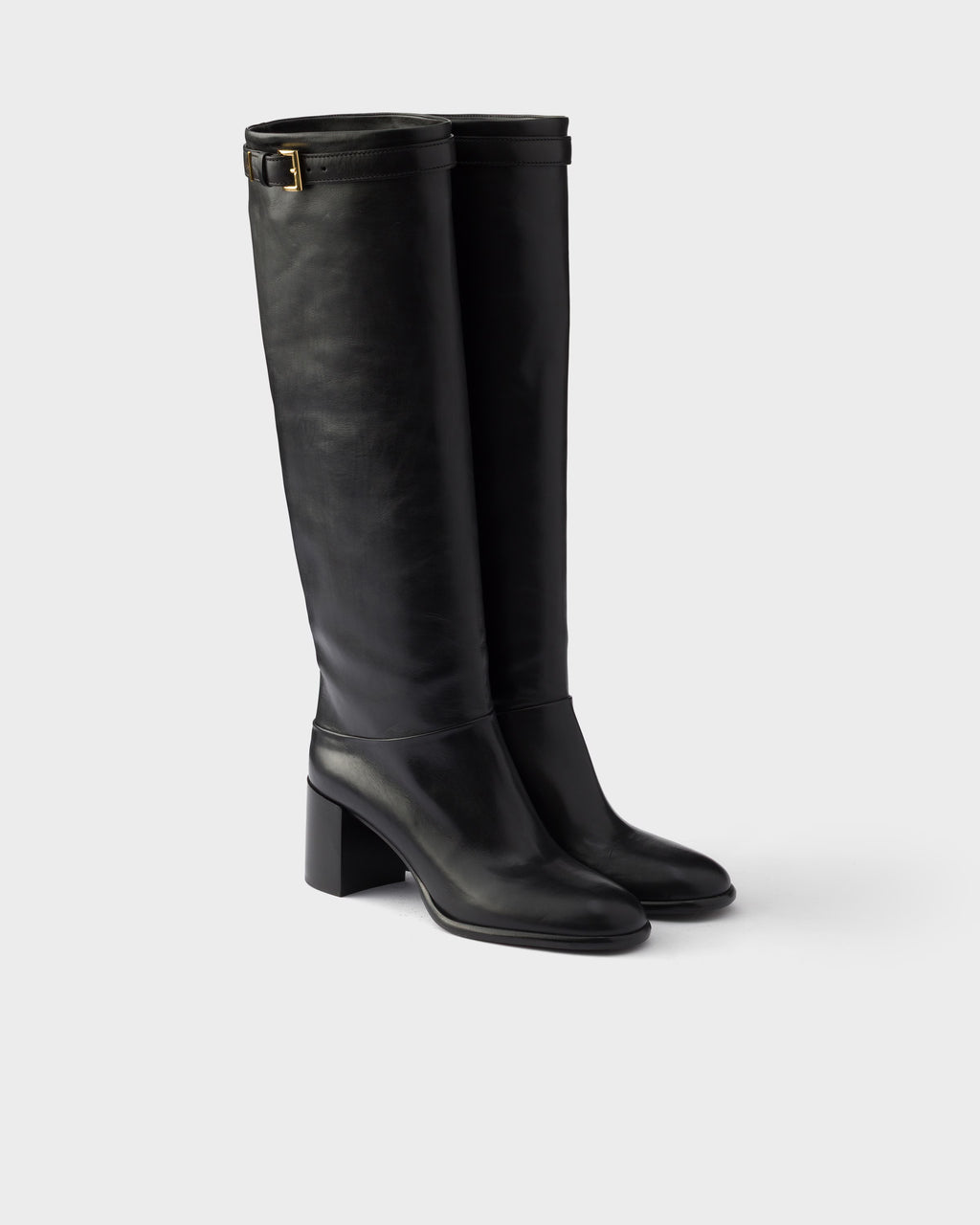 Leather boots