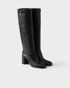 Leather boots