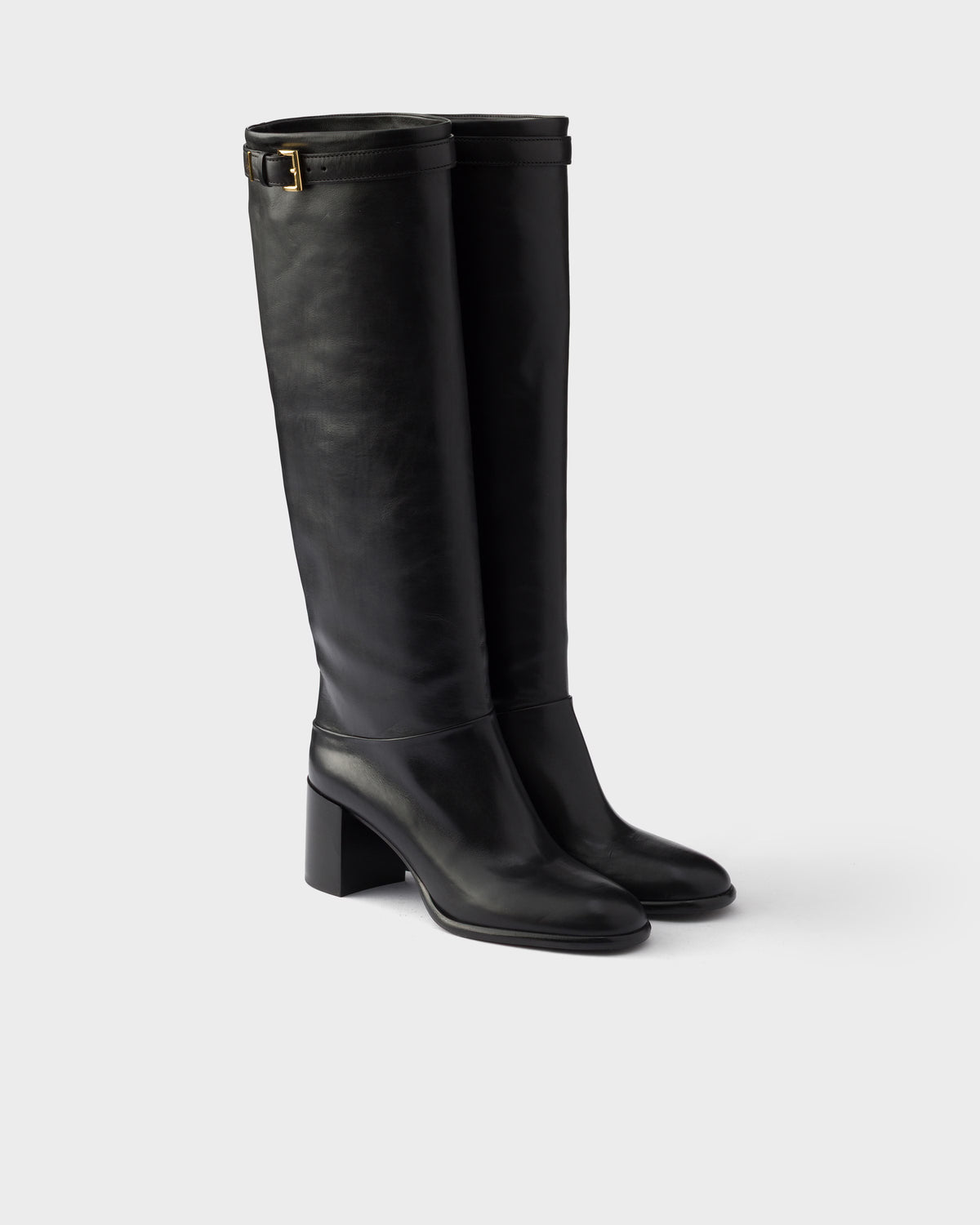 Leather boots