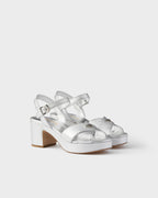 Nappa leather platform sandals RUNWAY DELUXE