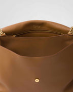 Large leather shoulder bag