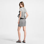 Contrast Strap Peplum Crop Top RUNWAY DELUXE