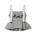 Contrast Strap Peplum Crop Top RUNWAY DELUXE