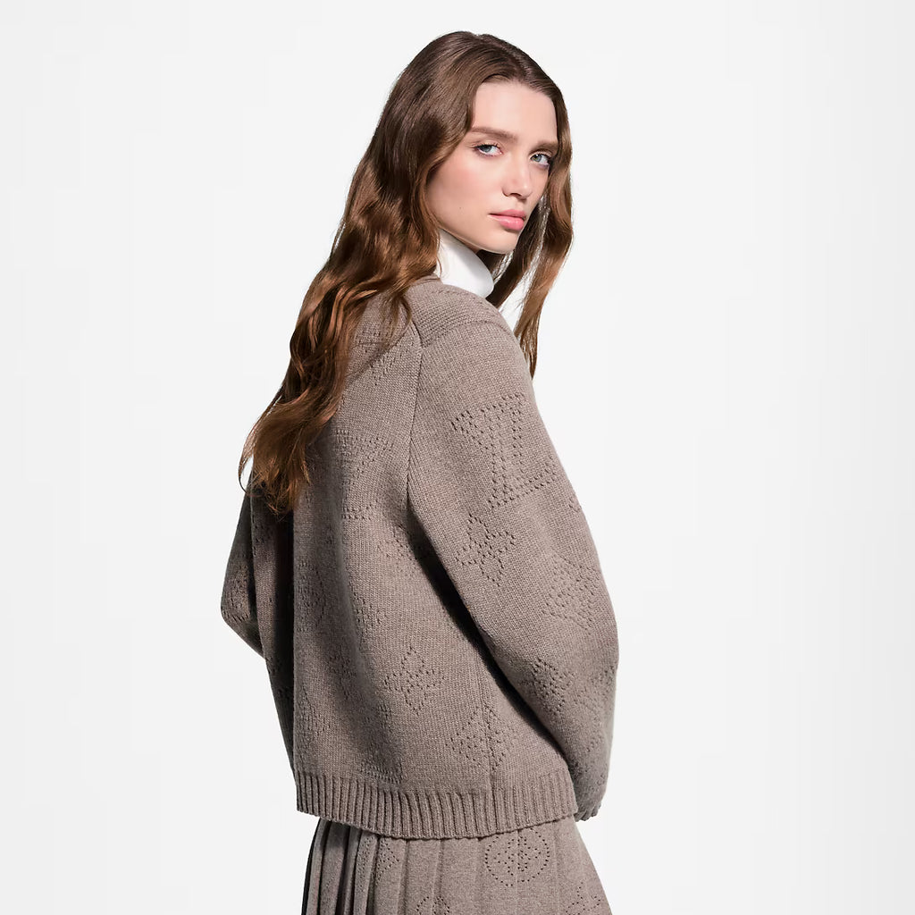 Double-Breasted Mahina Knit Cardigan RUNWAY DELUXE