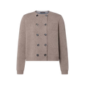 Double-Breasted Mahina Knit Cardigan RUNWAY DELUXE