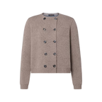 Double-Breasted Mahina Knit Cardigan RUNWAY DELUXE