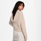Draped Collar Pullover RUNWAY DELUXE