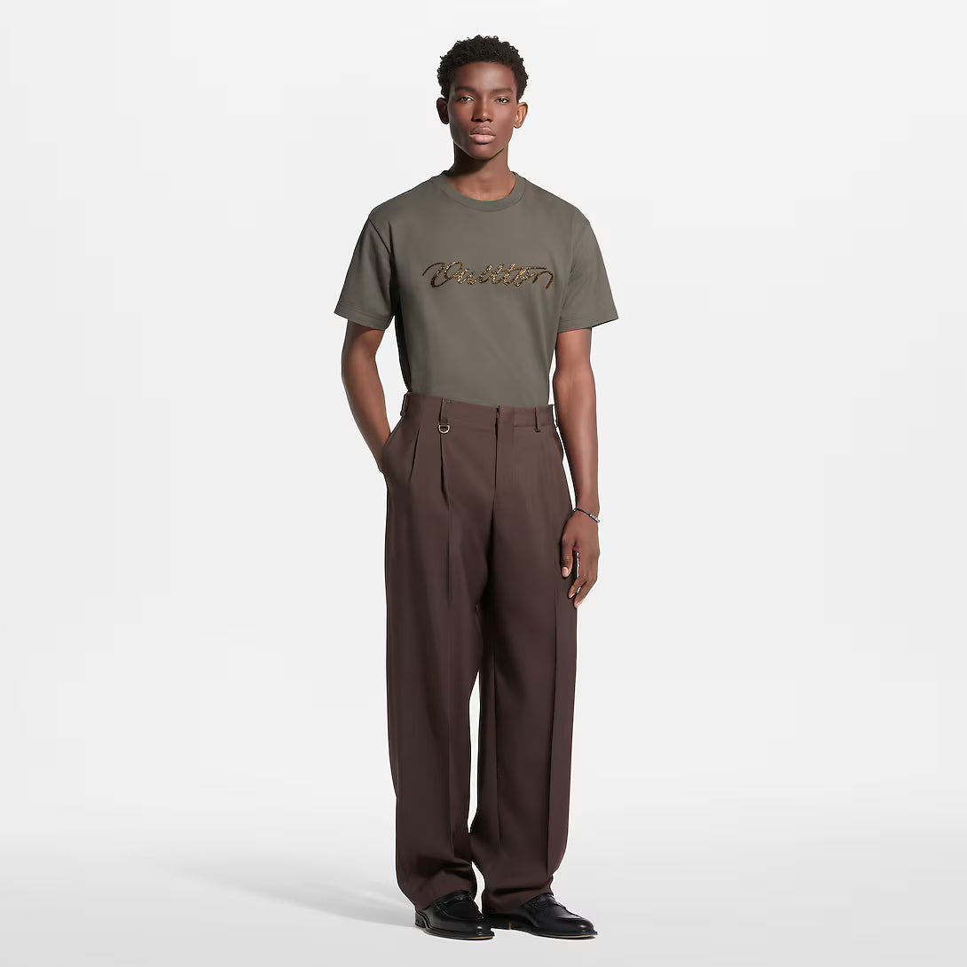 Embellished Signature T-Shirt RUNWAY DELUXE