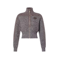 Graphic Knit Zip-Up Jacket RUNWAY DELUXE