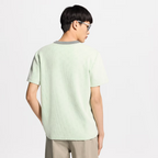 Hidden Monogram Jacquard Short-Sleeved Crewneck RUNWAY DELUXE